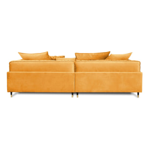 Canapé Droit Velours Fiorenzo - 4 places