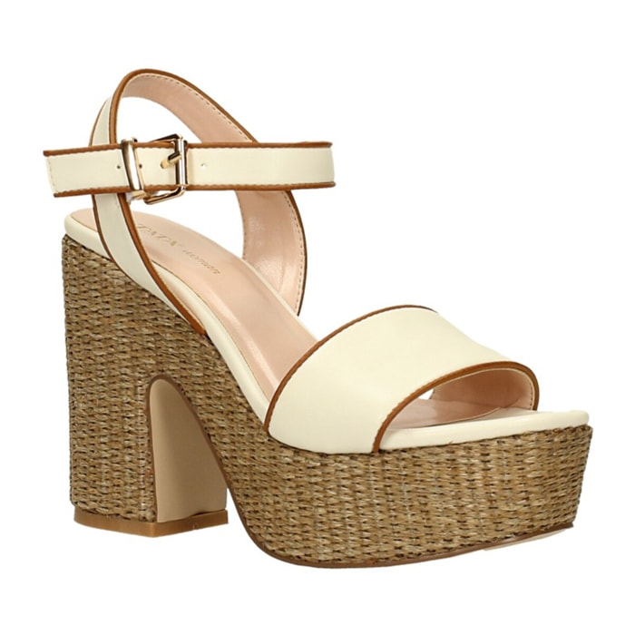 Sandali Donna Tata Italia Beige