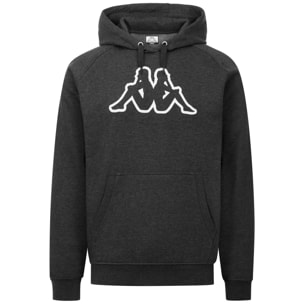 Kappa - Felpe Uomo Grigio - Logo Forward Ry