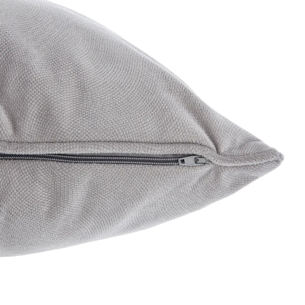 Coussin "LILOU" coton gris souris 30x50cm