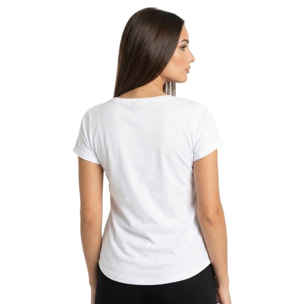 Camiseta elegante de manga corta para mujer