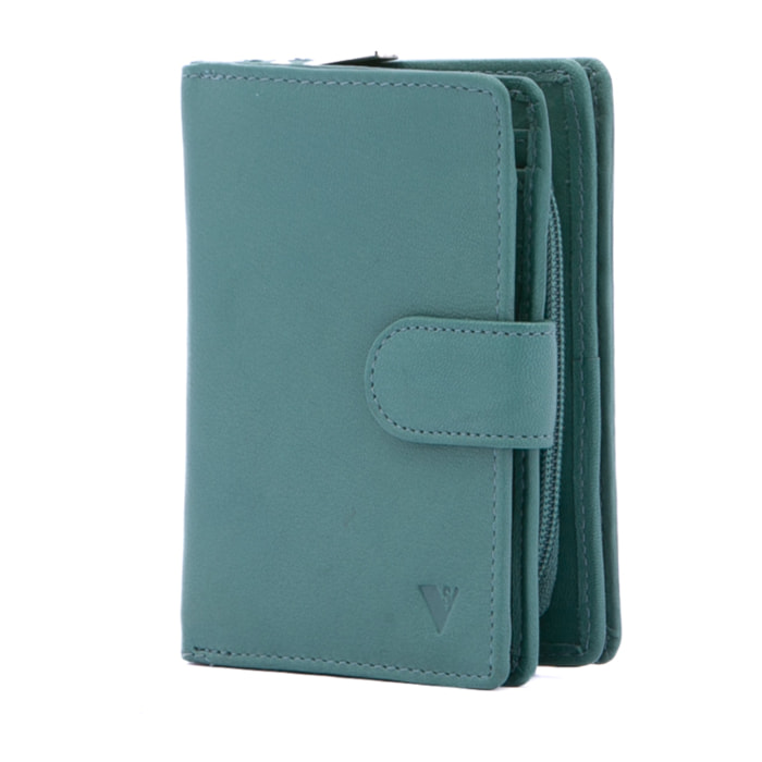 Portafoglio  da donna ecopelle Prodotto Vegano 13x9,5x4 cm
