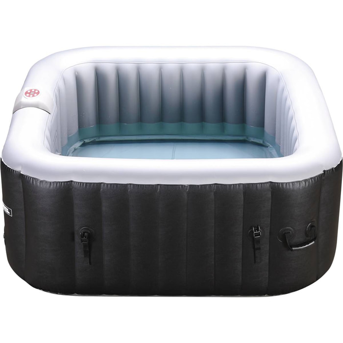 Spa Gonflable NICE en PVC - 4 places - Gris/Noir