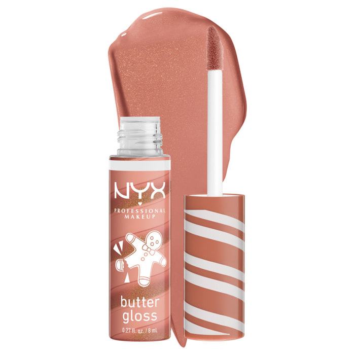 NYX Professional Makeup Butter Gloss Swirl Sugar Cookie Edition Limitée Holidays 2024