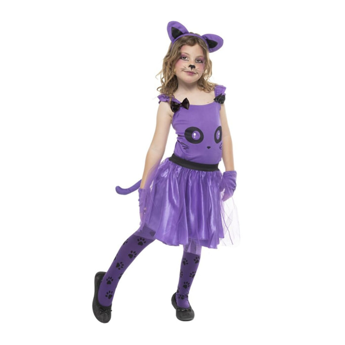 DISFRAZ GATITA PÚRPURA INF