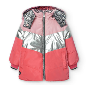 Parka reversible de bebé niña