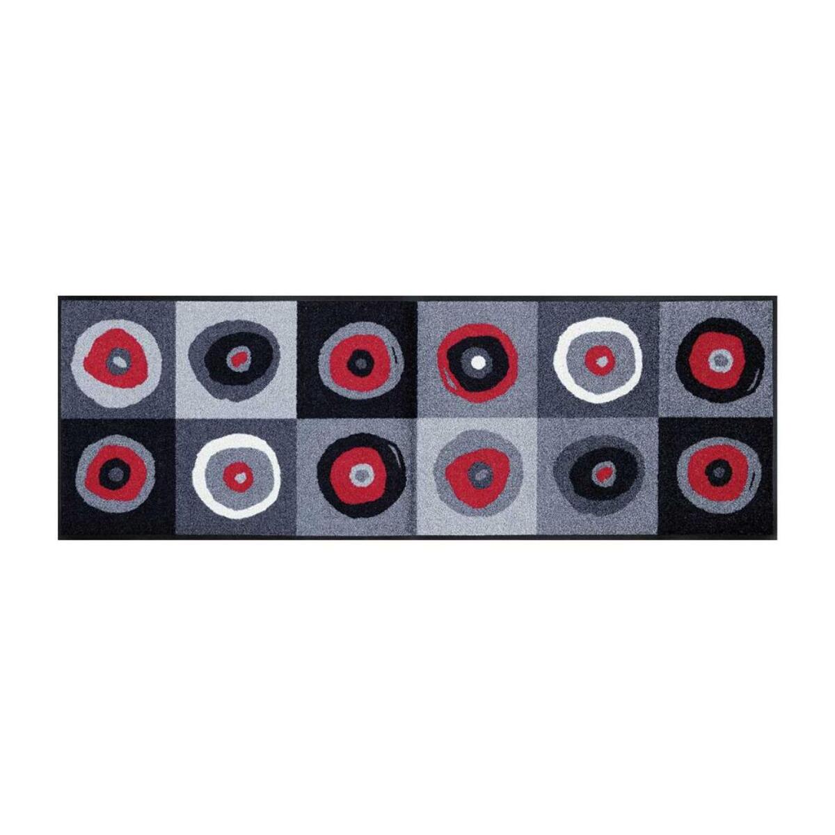 Tapis salon et chambre tissé motif rond FARE
