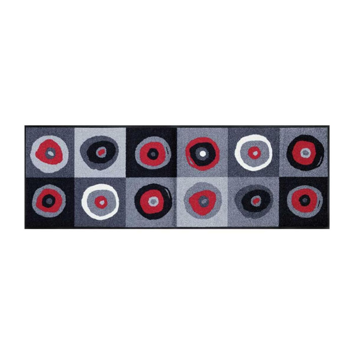 Tapis salon et chambre tissé motif rond FARE