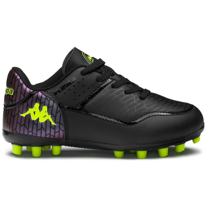 Kappa - Zapatillas deportivas Niño Negro - Kombat Player Ag Kid