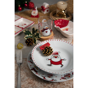 Set de 4 bols Excelsa - Snowman, Dolomite Multicolore