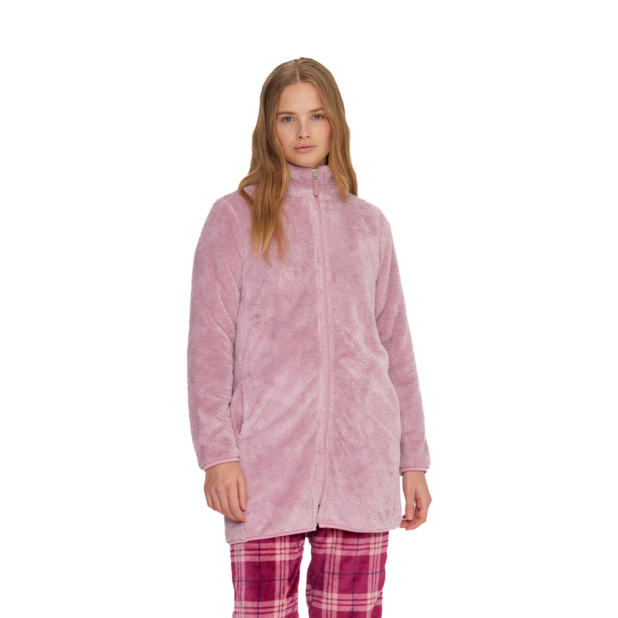Vestaglia donna unity in eco pelliccia con zip Noidinotte