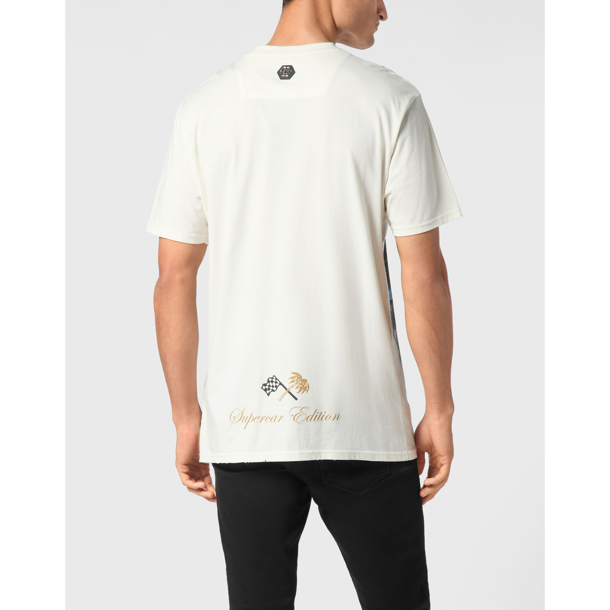 PHILIPP PLEIN T-Shirt Round Neck RACING