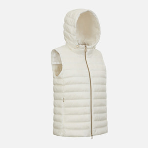 Chalecos Mujer de la marca GEOX  modelo D JAYSEN BLANCO