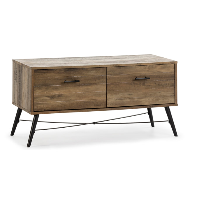 Mueble TV Clavel 2 cajones Color Rustic