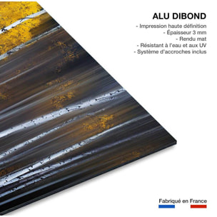 Tableau paysage Rideau d'automne Tableau alu Dibond