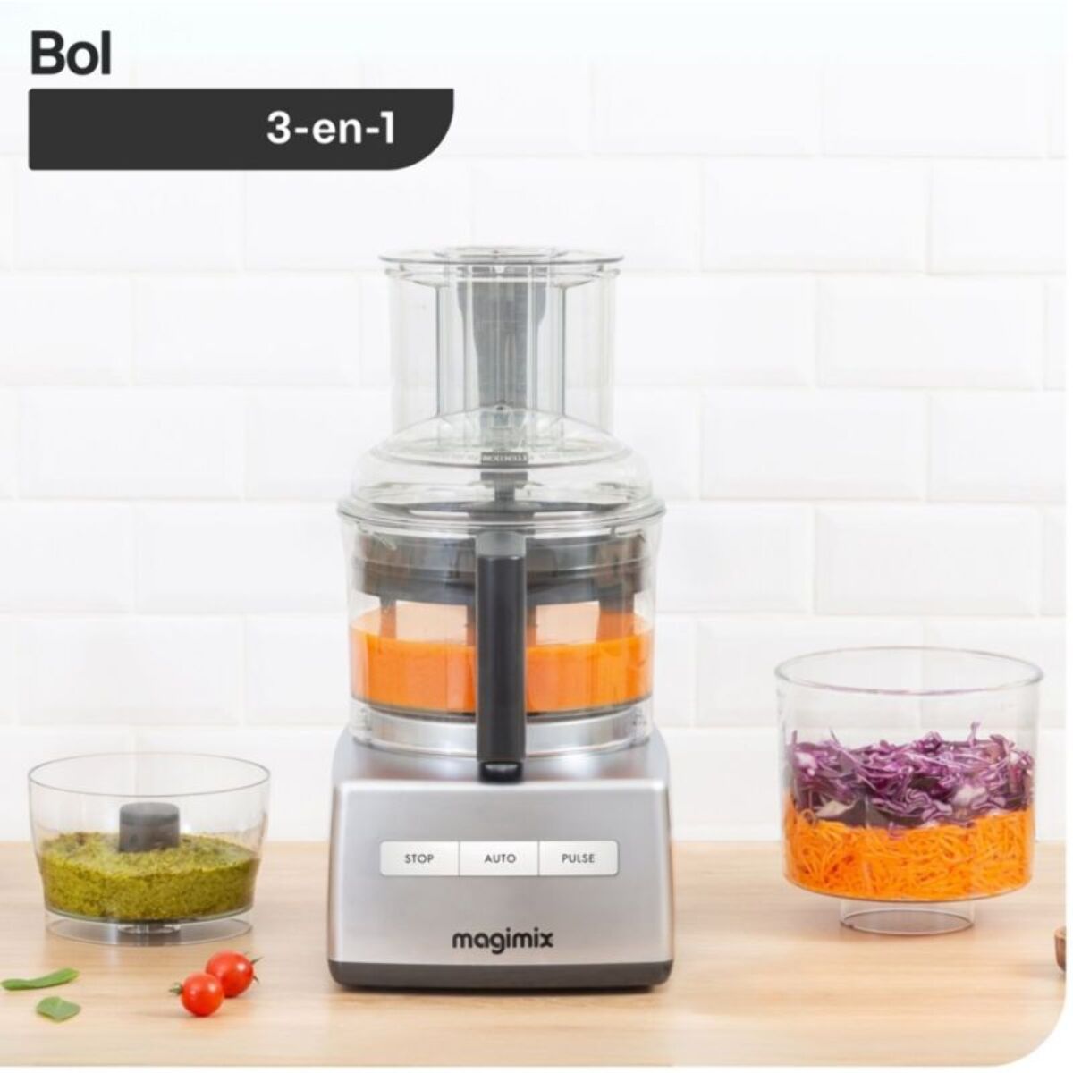 Robot multifonction MAGIMIX CS 4200 XL 18474F Rouge