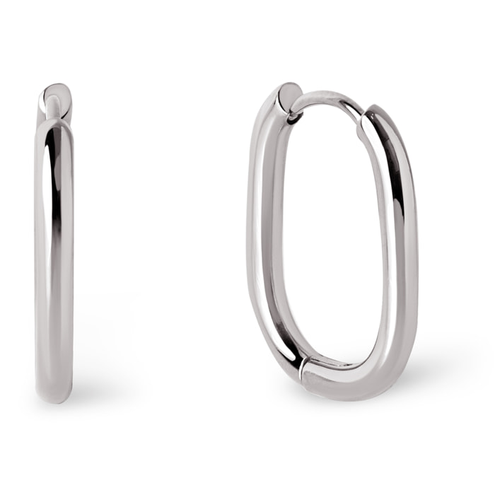 Orecchino Bossa in Acciaio