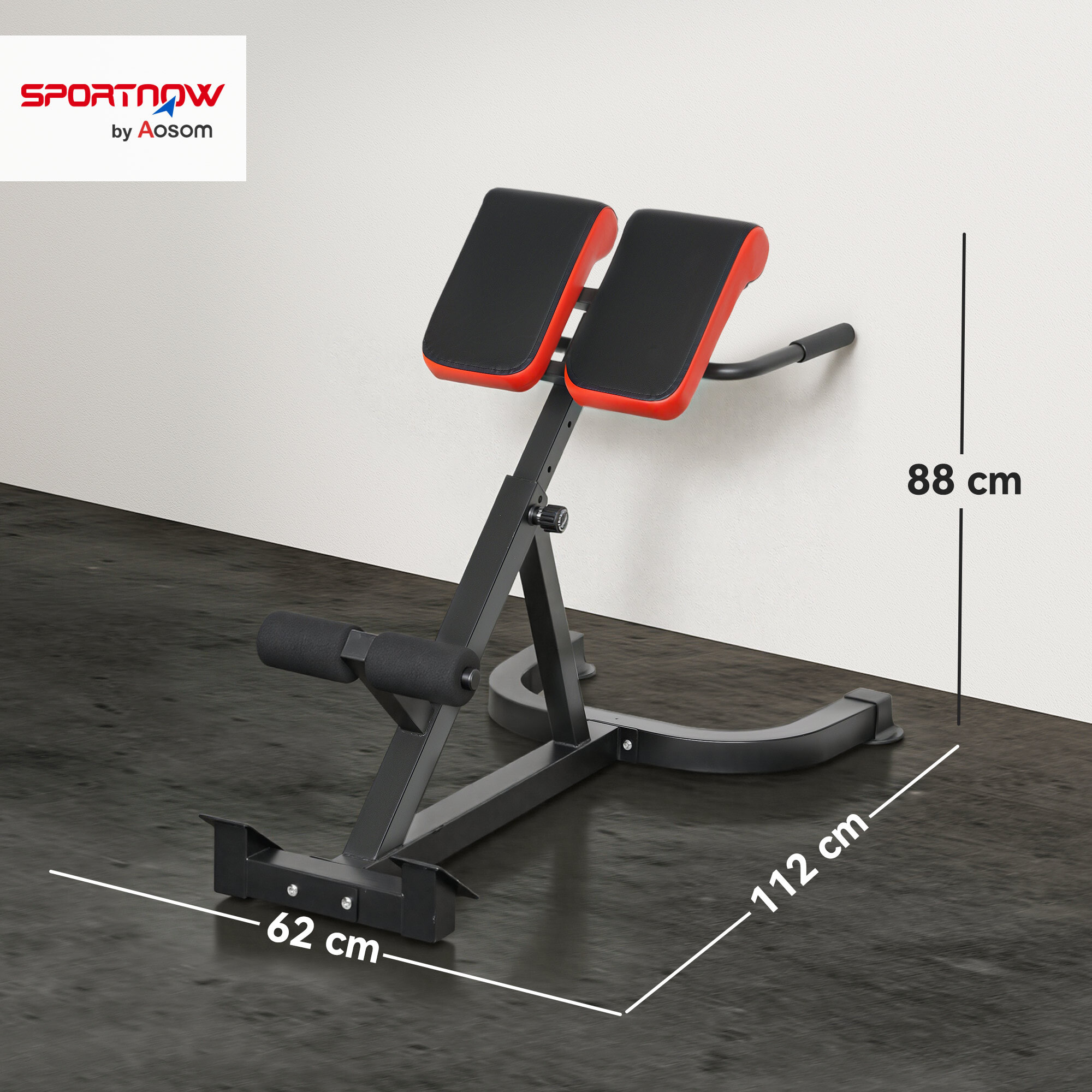 Banc de musculation réglable 5 niv. - banc lombaire - banc hyperextension