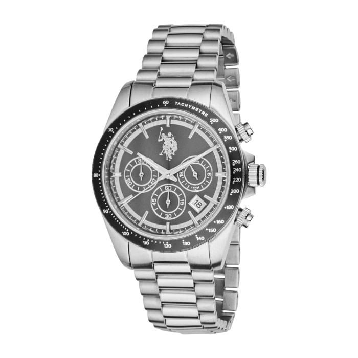 Cronografo U.S. Polo Assn. in acciaio inossidabile