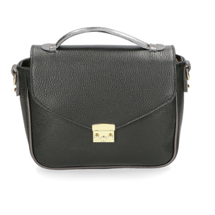 Borsa a mano da donna - Modello Aida - Vera pelle - 27.0 x 20.0 x 9.0 cm