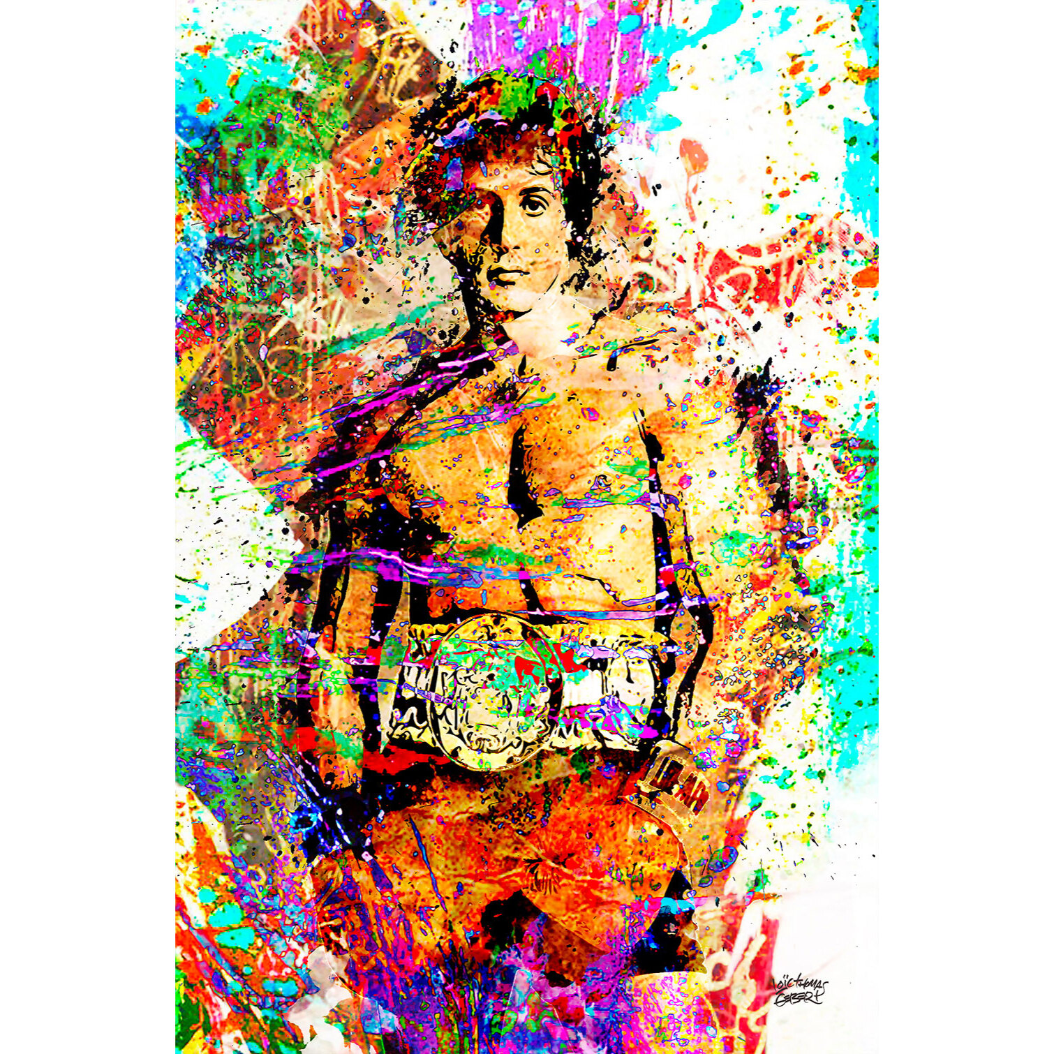 Tableau balboa street art  Tableau plexiglas