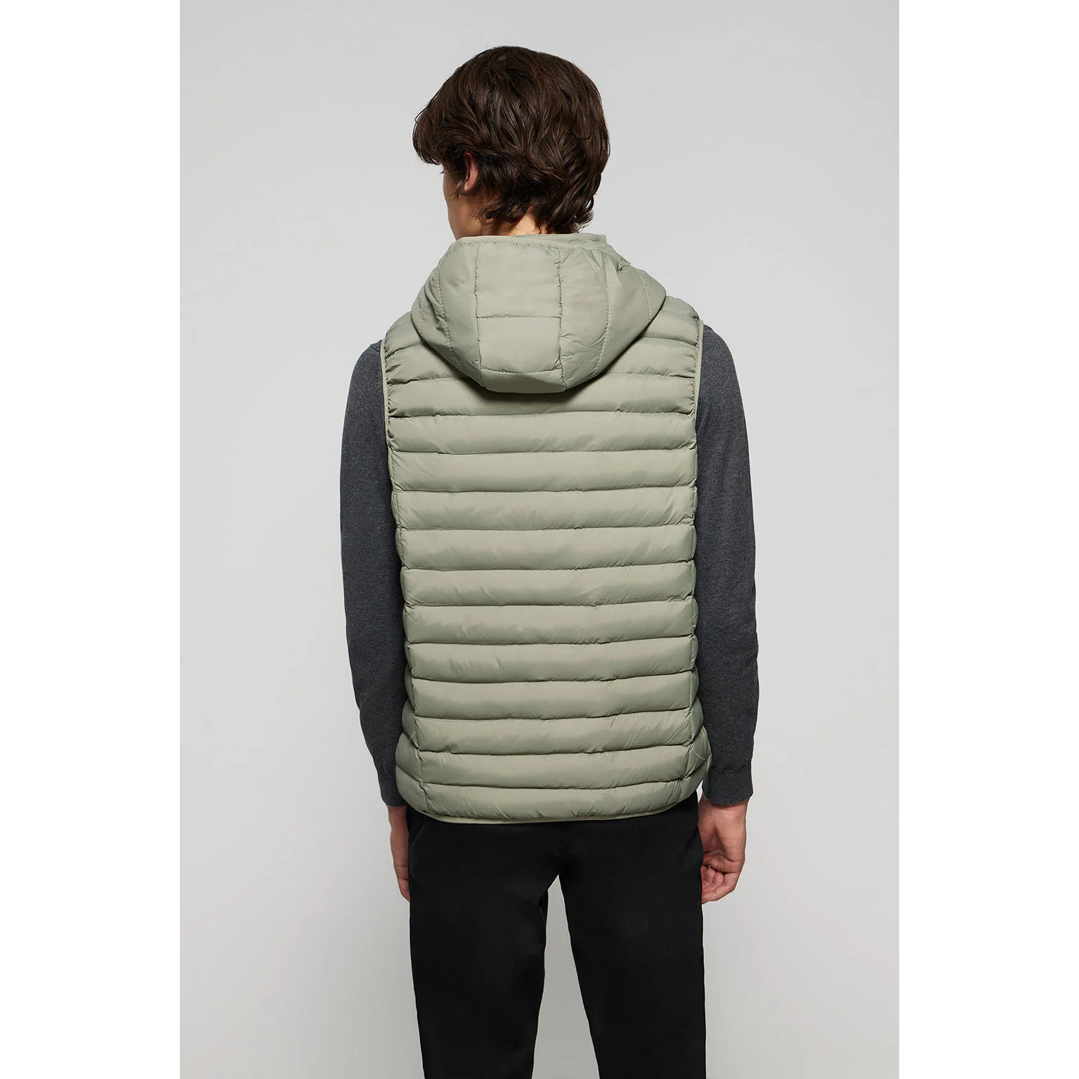 Gilet cammello ultraleggero con cappuccio e particolari Polo Club