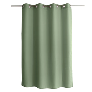 Rideau uni à oeillets - Vert