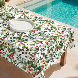Mantel antimanchas Frutas bosque - 100% algodón -