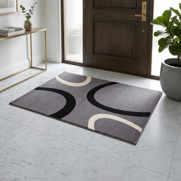 Tapis salon et chambre tissé motif rond FIHA