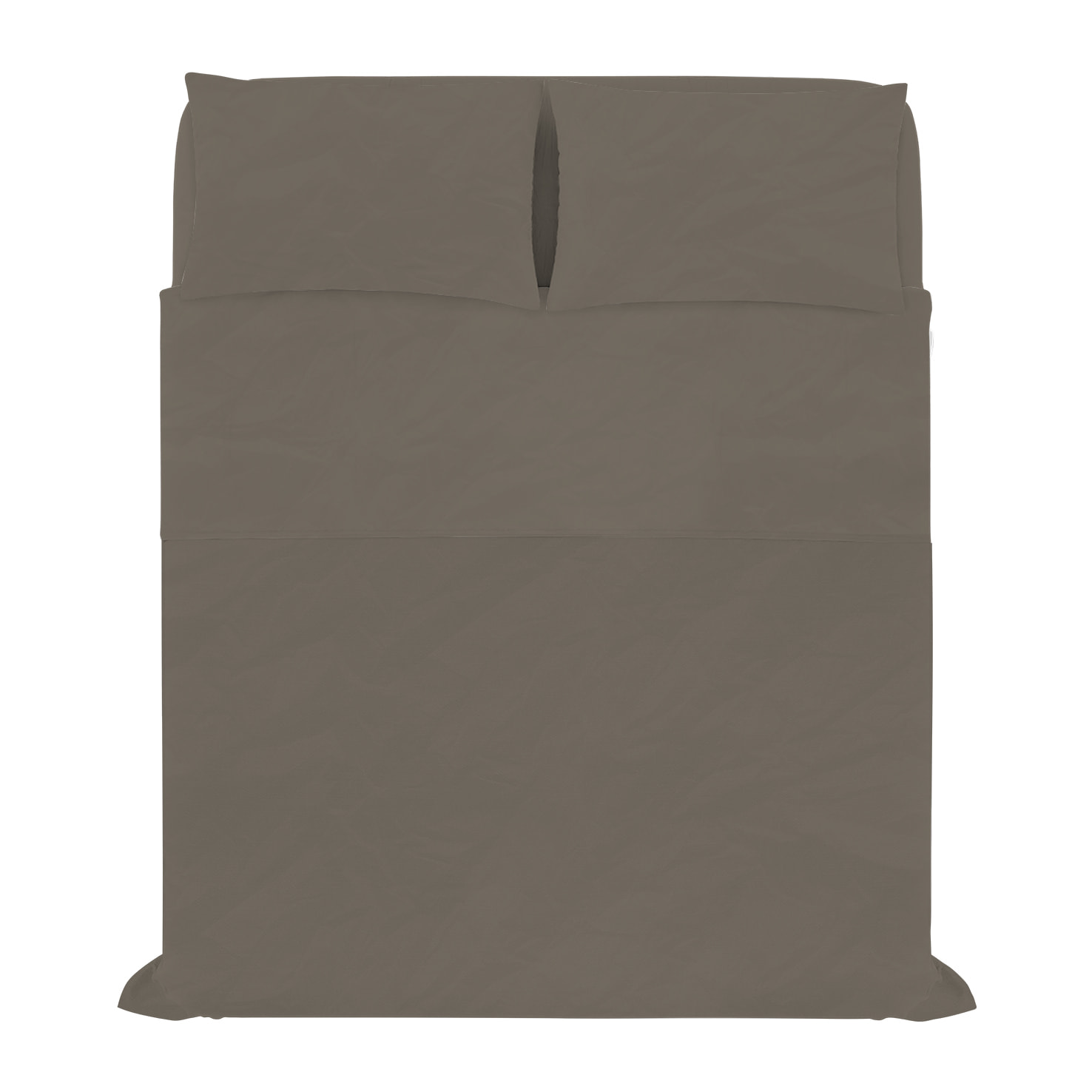 COMPLETO LETTO WATER WASHED, 100% Microfibra, No Stiro - NOCCIOLA