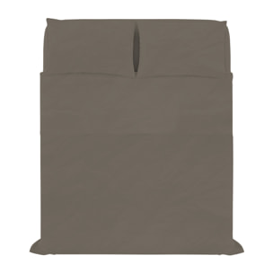 COMPLETO LETTO WATER WASHED, 100% Microfibra, No Stiro - NOCCIOLA