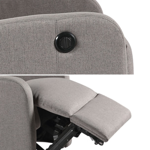 Fauteuil électrique inclinable RELAX gris