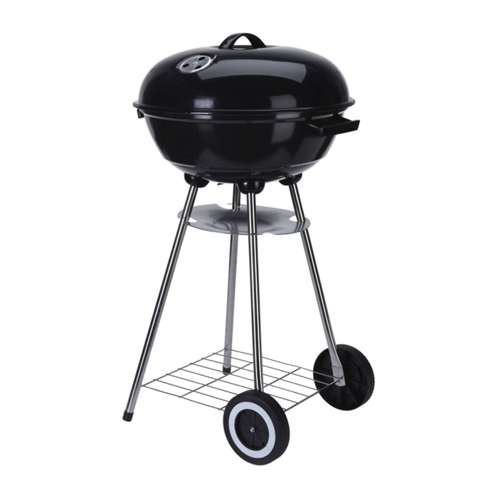 Well home barbacoa con ruedas tipo bowl ø47cm