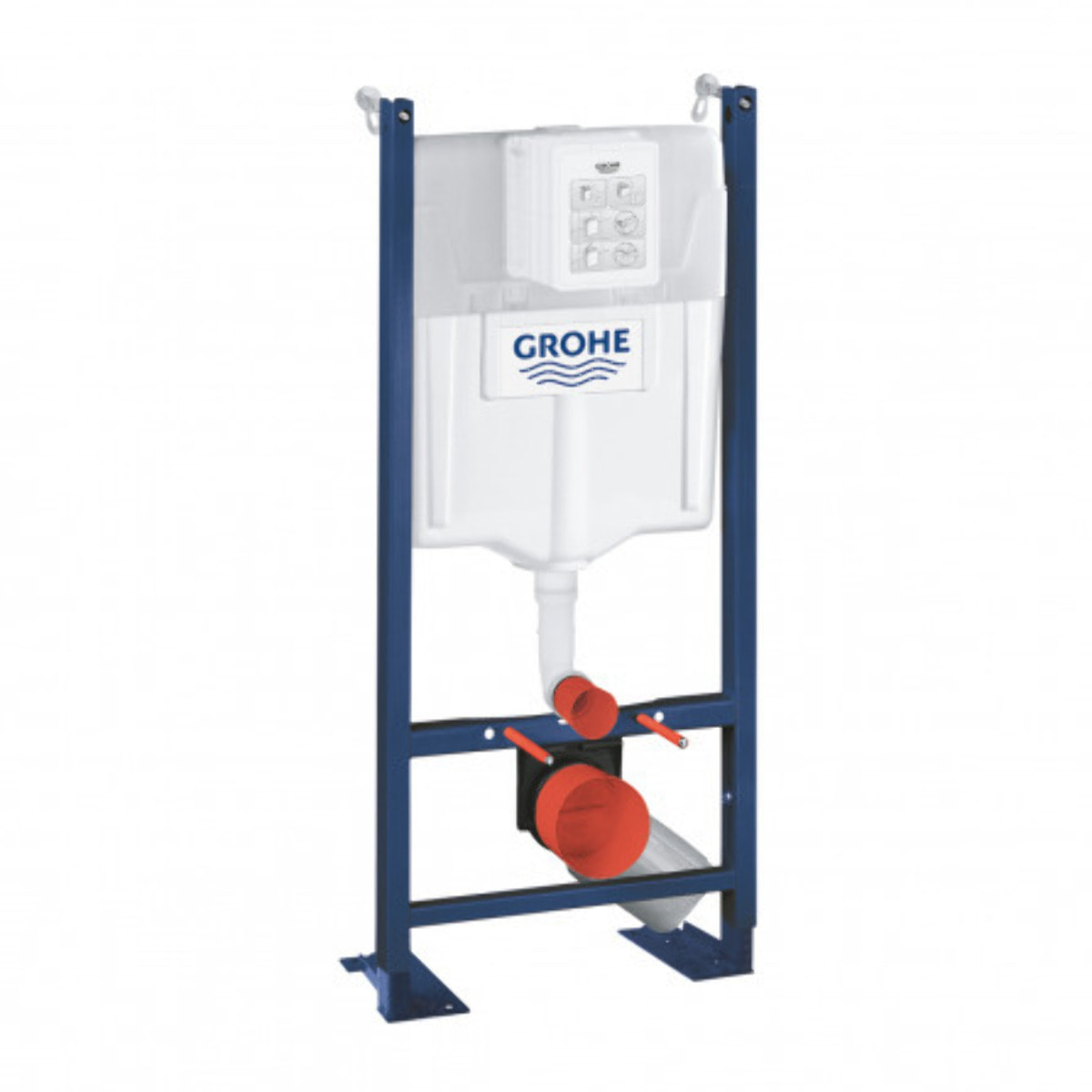 Pack WC Bâti autoportant + WC sans bride SAT Brevis + Abattant ultra-fin softclose + Plaque chrome