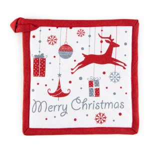 Textile kit Excelsa Merry Christmas, coton, multicolore