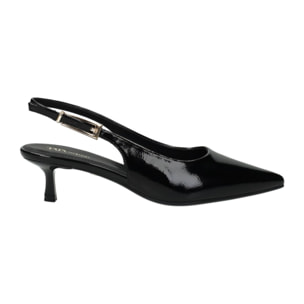 Décolleté sling back Donna Tata Italia Nero