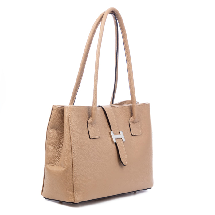 Auditore bolso Tote mujer, piel auténtica Dollaro.