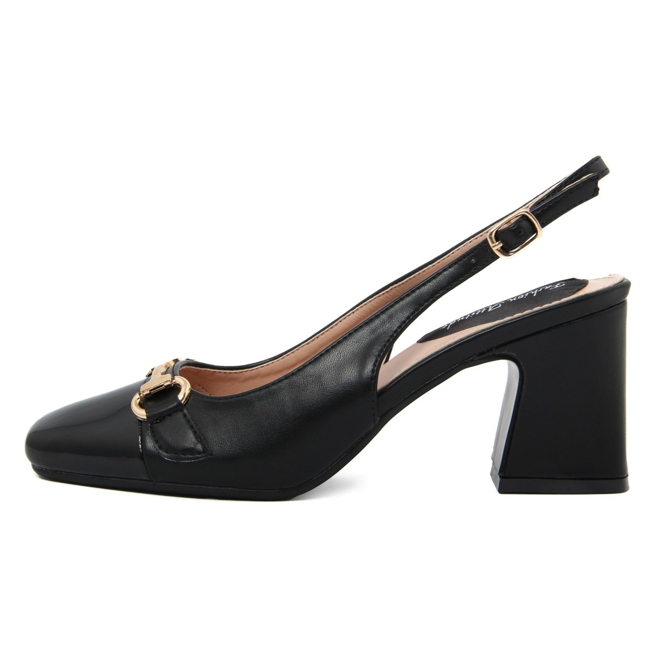 Slingback Donna colore Nero-Altezza tacco:8cm