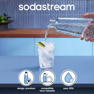 Bouteille SODASTREAM Carafe Verre 1L DUO