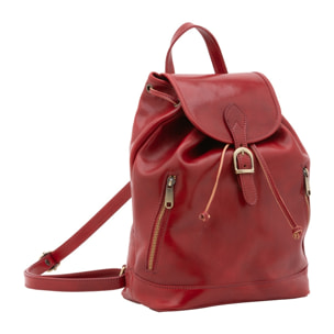 Borsa a spalla da donna - Modello False - 100% pelle artigianale - 25.0 x 32.0 x 14.0 cm
