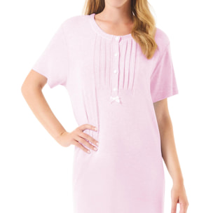 Camisón corto rosa