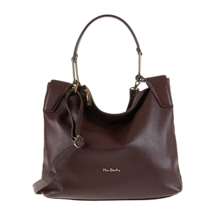 Borsa a spalla da donna Made in Italy - Modello Lyra Elite - 100% pelle - 33.0 x 30.0 x 12.0 cm