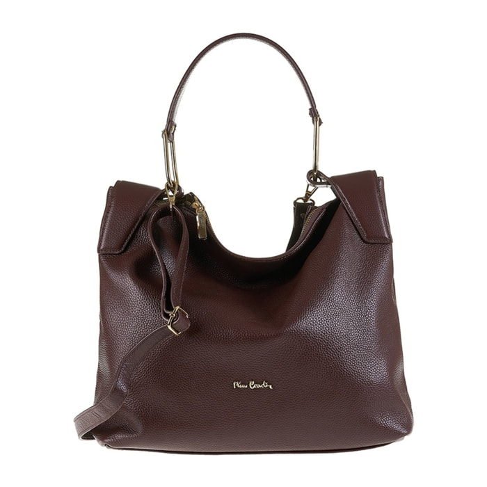 Borsa a spalla da donna Made in Italy - Modello Lyra Elite - 100% pelle - 33.0 x 30.0 x 12.0 cm