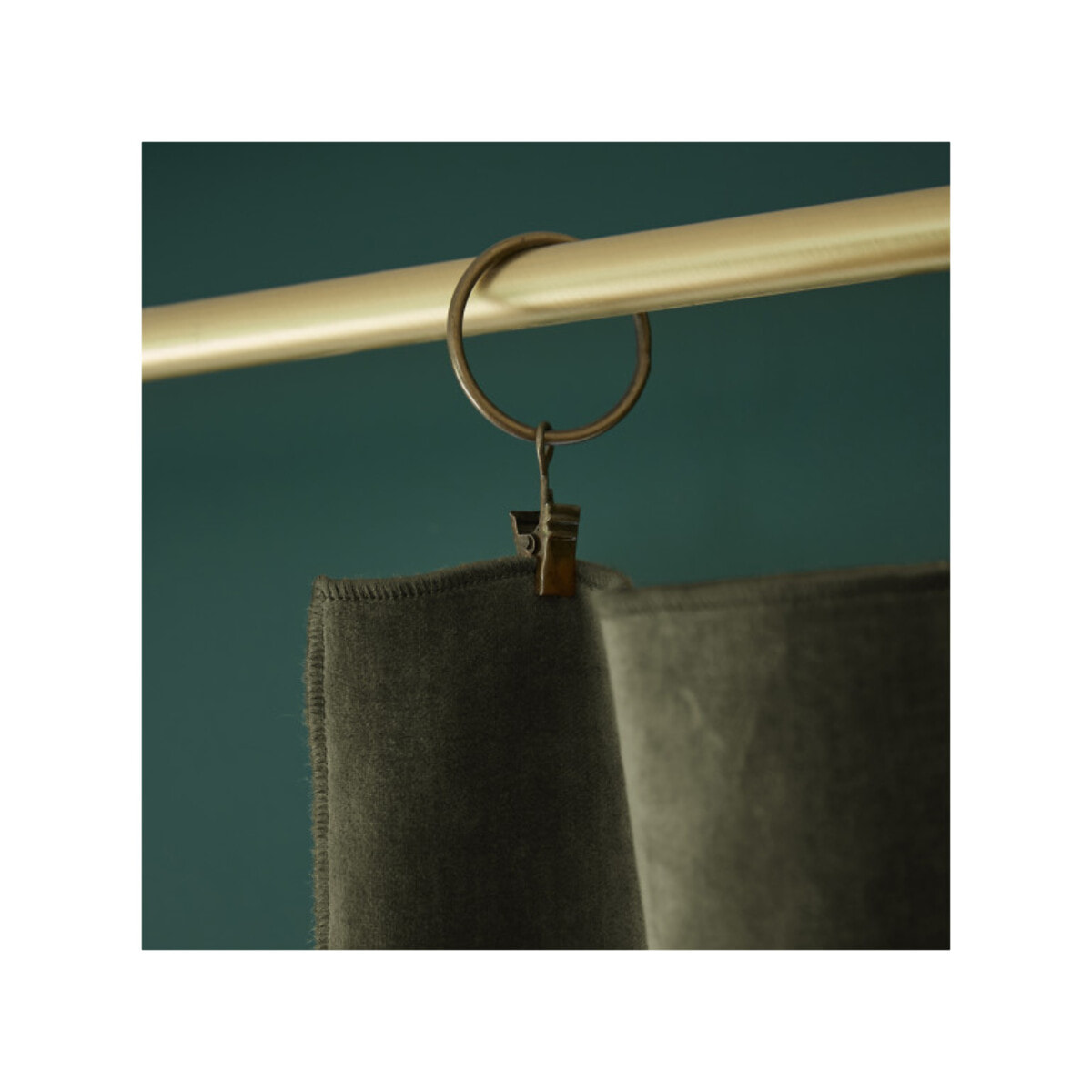 Rideau ajustable 140 x 270 cm en velours de coton - CESAR