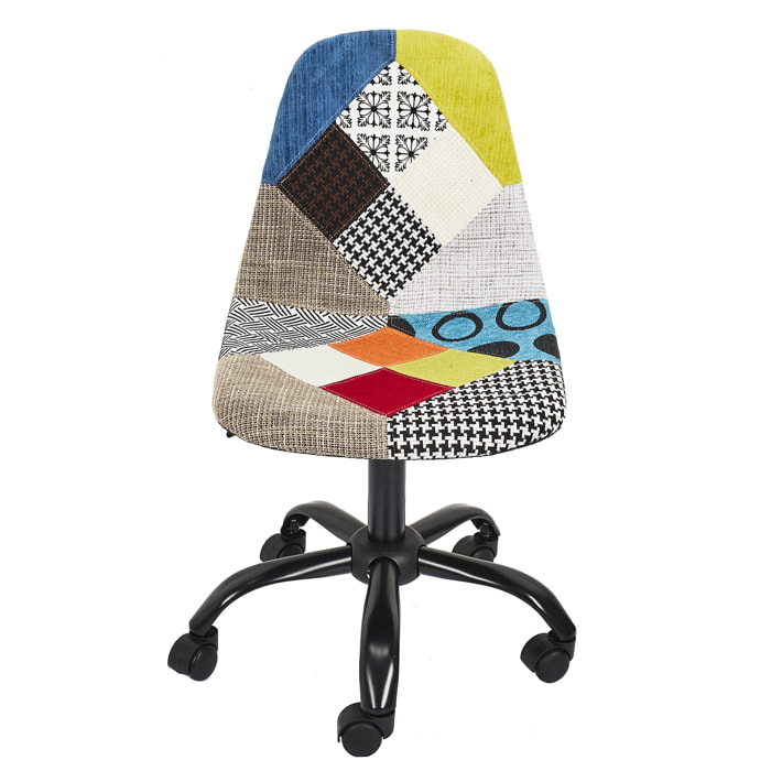Chaise De Bureau Patchwork - Lot De 2