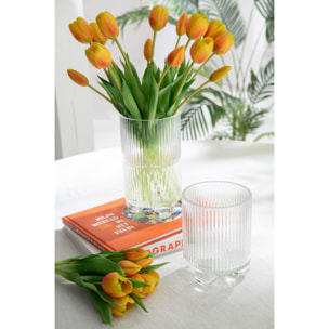 J-Line photophore Clara - verre - transparent - small
