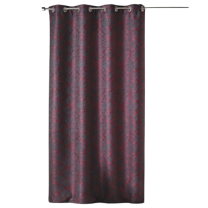 Rideau en Jacquard à Imprimés Design - Bordeaux