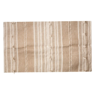 Tapis - jute et coton - ivoire - 90x150 cm