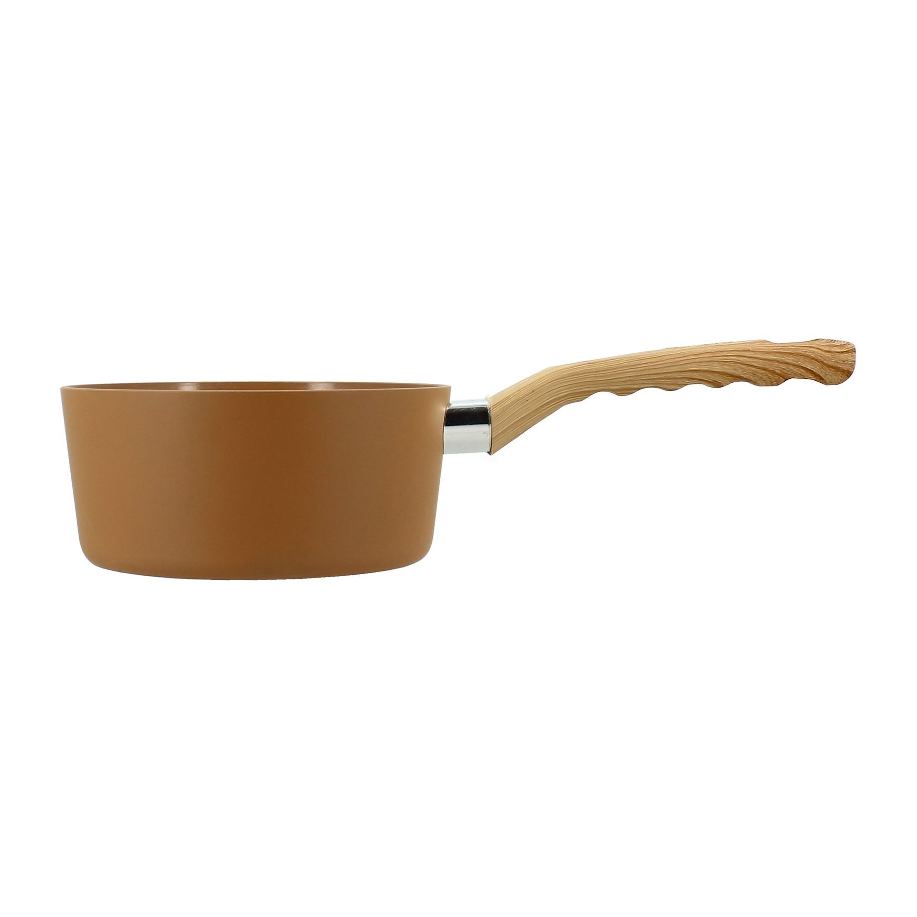 Casserole en revêtement céramique 16cm noisette - tous feux COLORAMA