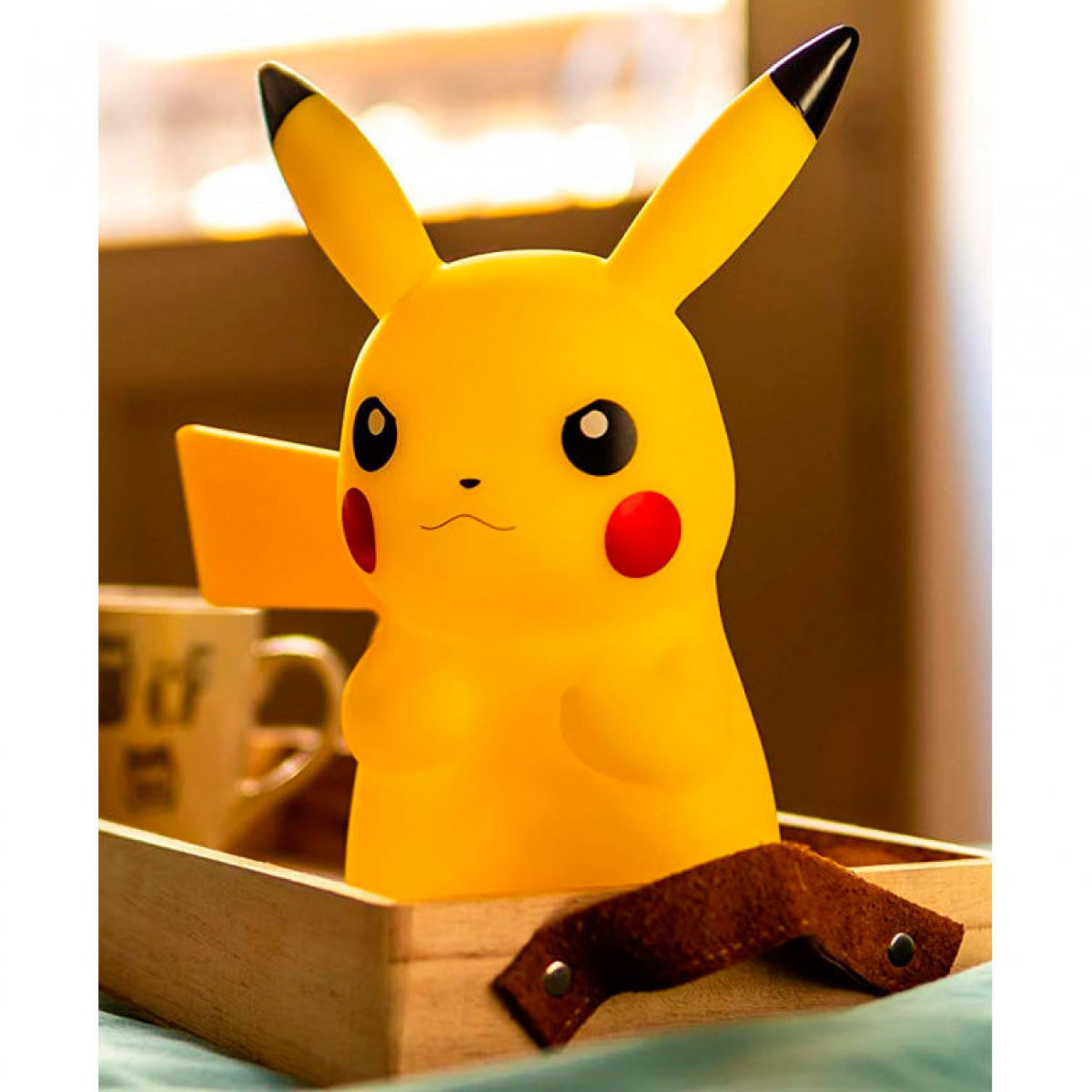 Pokemon Pikachu 3d Lampada Led 25cm Teknofun